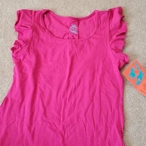 Woman's pink top by Tracy Negoshian